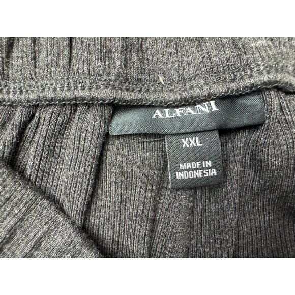 Alfani Elements Size 2XL Womens Pants Thermal Gray Flowy Soft Pockets Stretch - Picture 4 of 6
